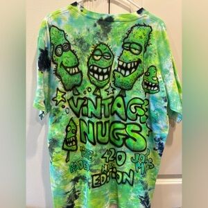 Joey Mars Liquid Blue Faded Limited 420 Shirt 1/1 Hand Airbrushed Vintage Nugs L